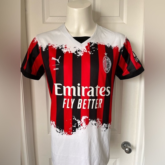 Mens Puma AC Milan Soccer Jersey Kit Away Size Large - Picture 2 of 8